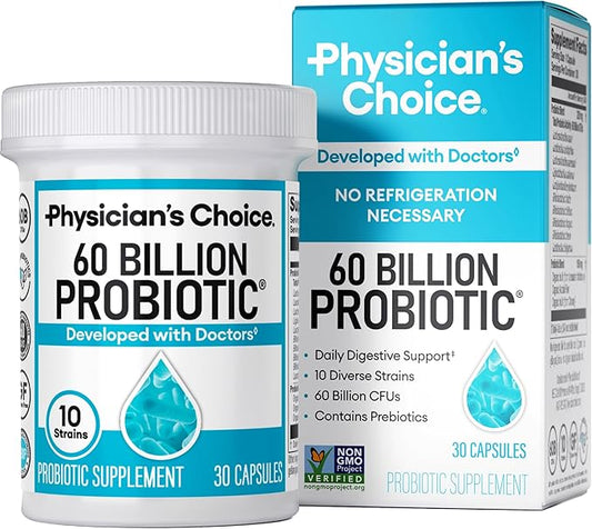 60 Billion Probiotic Digestive Support