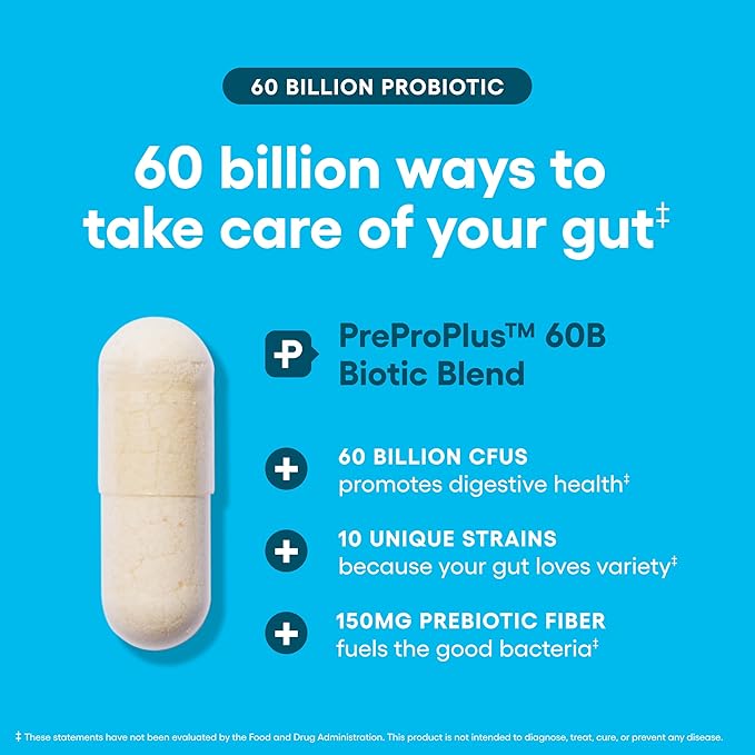 60 Billion Probiotic Digestive Support