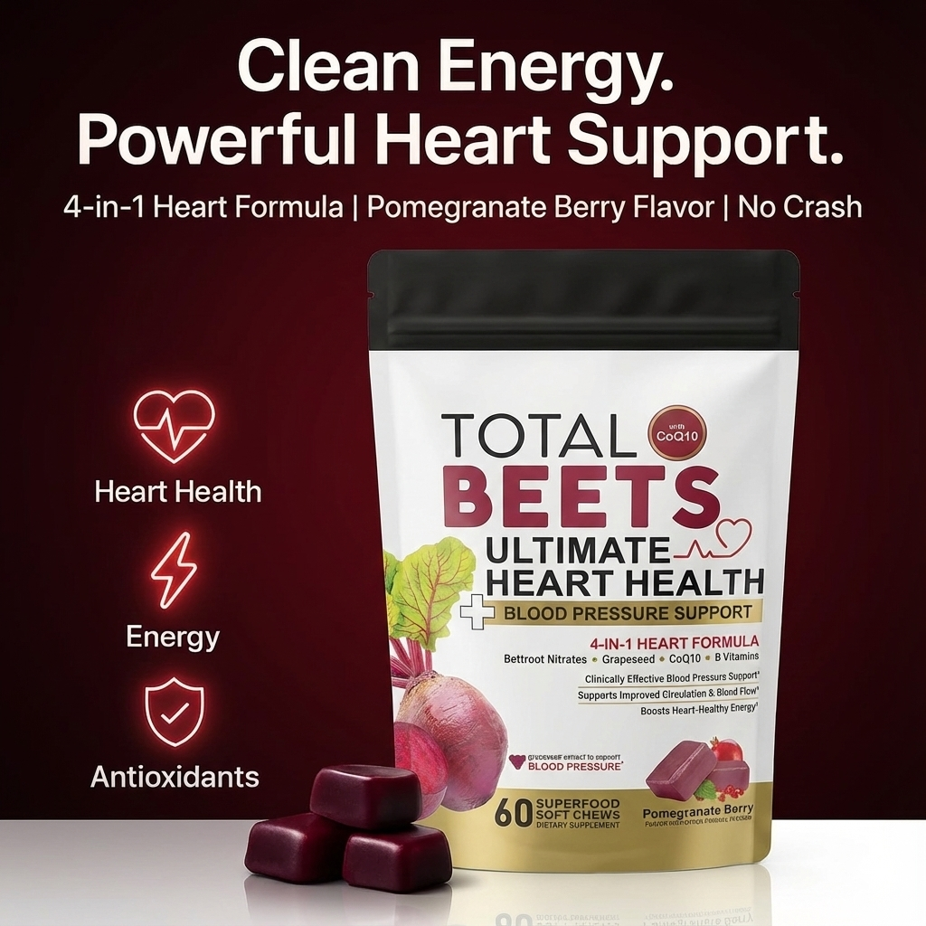Total Beets™  - Blood Pressue Support + Strengthening Your Heart Health
