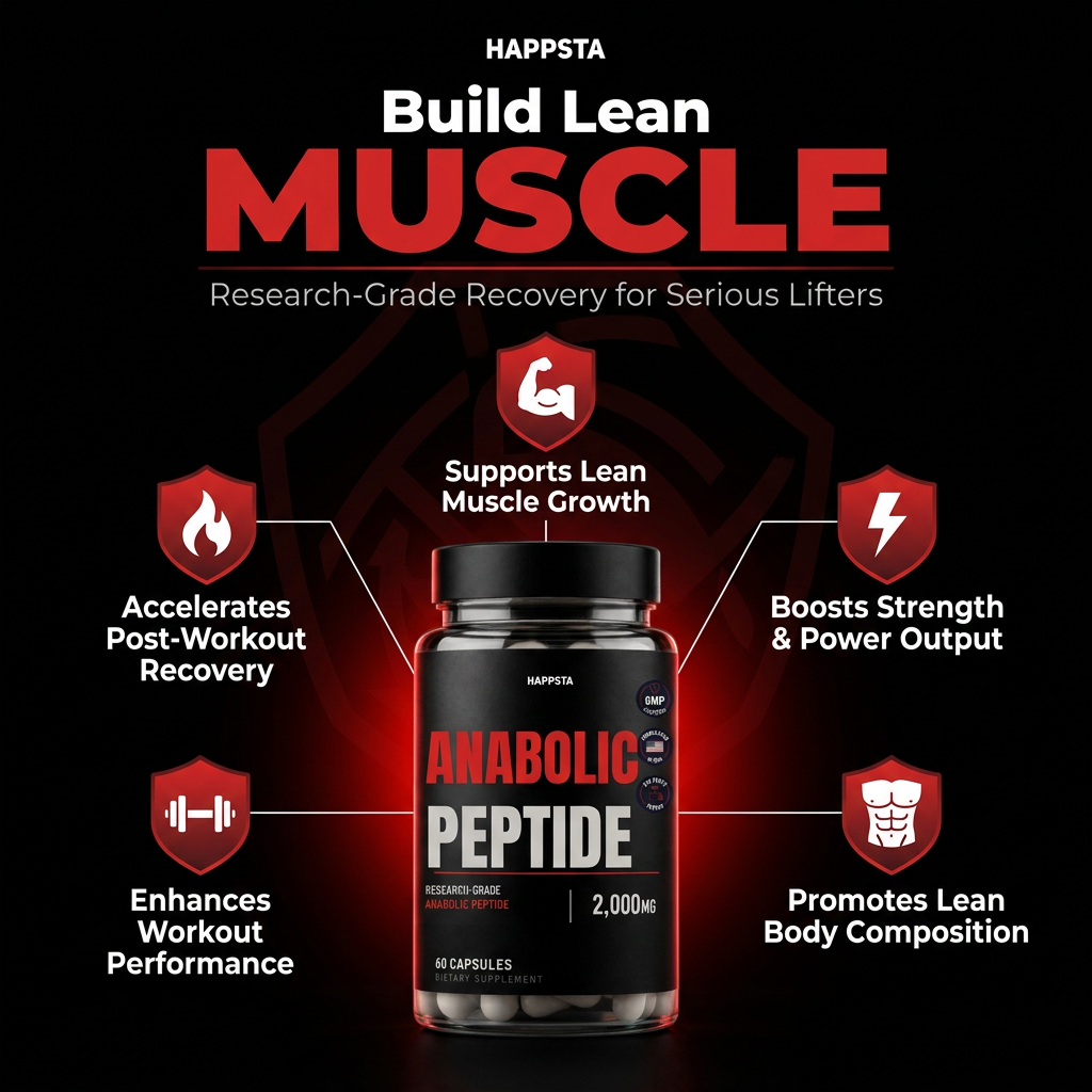 ANABOLIC PEPTIDE  || LEAN MUSCLE. BUILT THE RIGHT WAY.