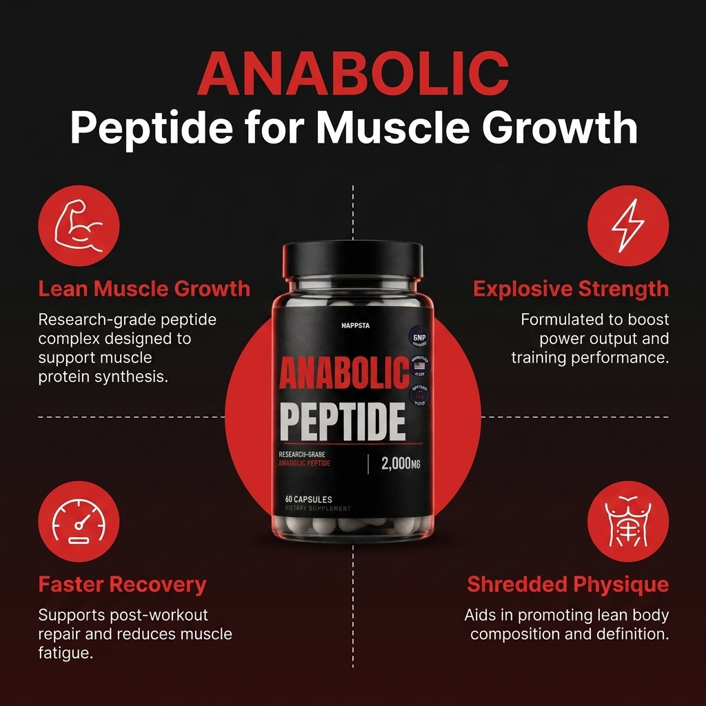 ANABOLIC PEPTIDE  || LEAN MUSCLE. BUILT THE RIGHT WAY.