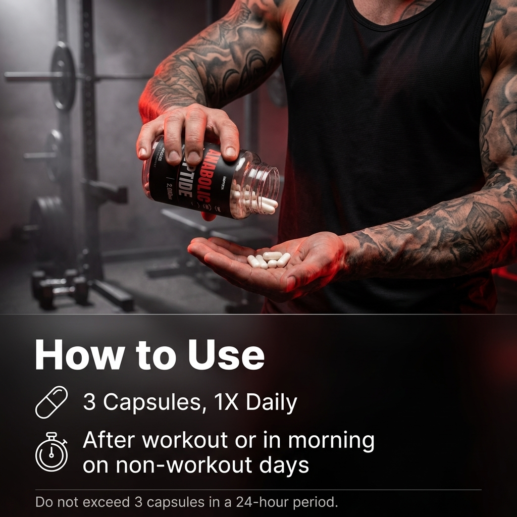 ANABOLIC PEPTIDE  || LEAN MUSCLE. BUILT THE RIGHT WAY.