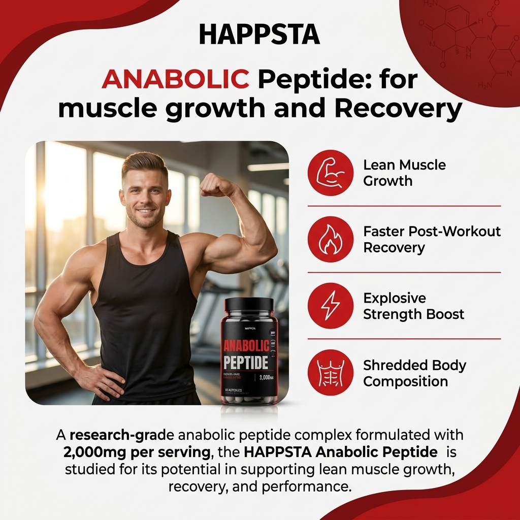 ANABOLIC PEPTIDE  || LEAN MUSCLE. BUILT THE RIGHT WAY.