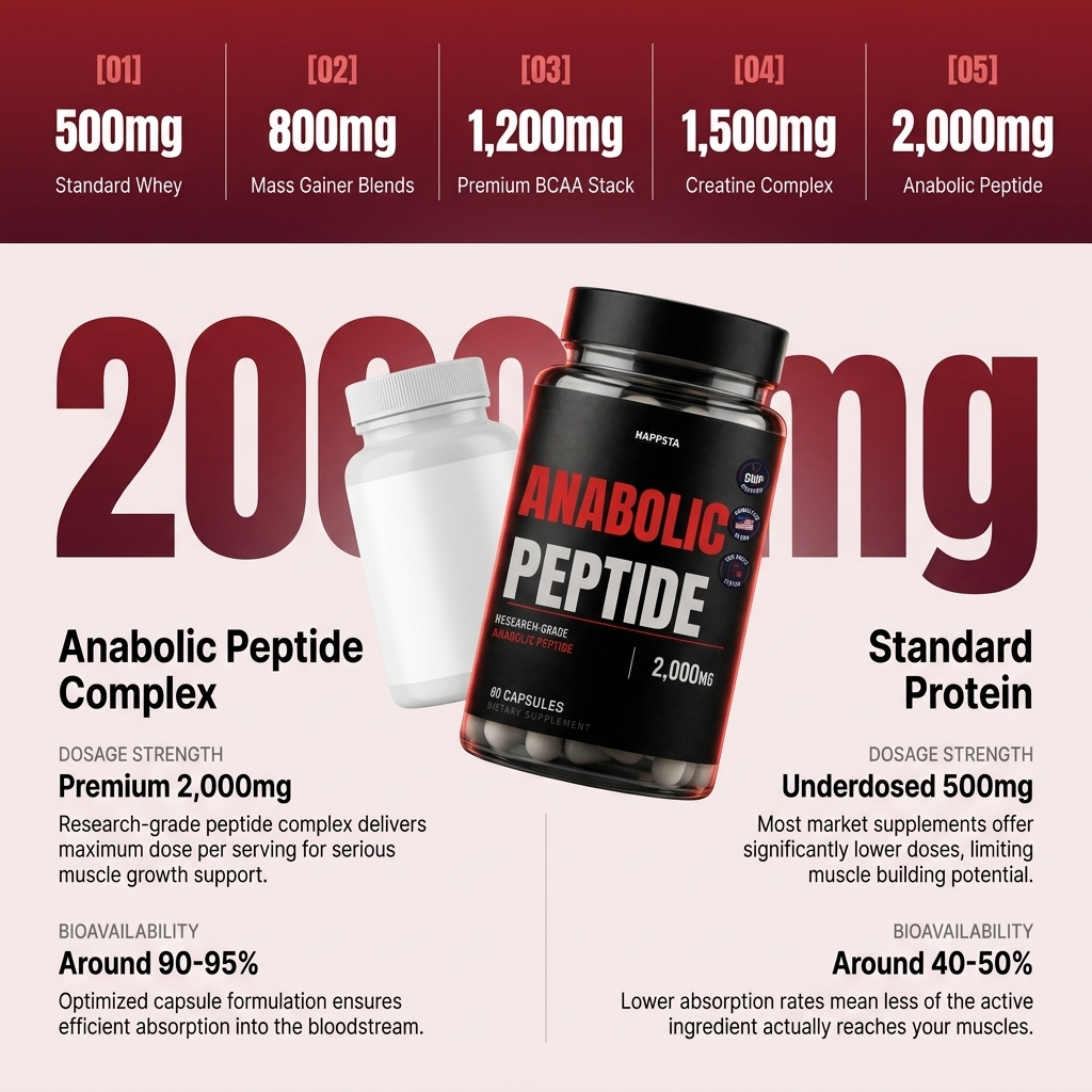 ANABOLIC PEPTIDE  || LEAN MUSCLE. BUILT THE RIGHT WAY.